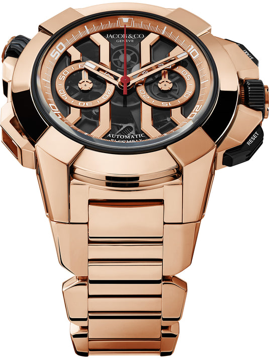 Jacob & Co. Epic X Chrono 47mm Rose Gold on Bracelet