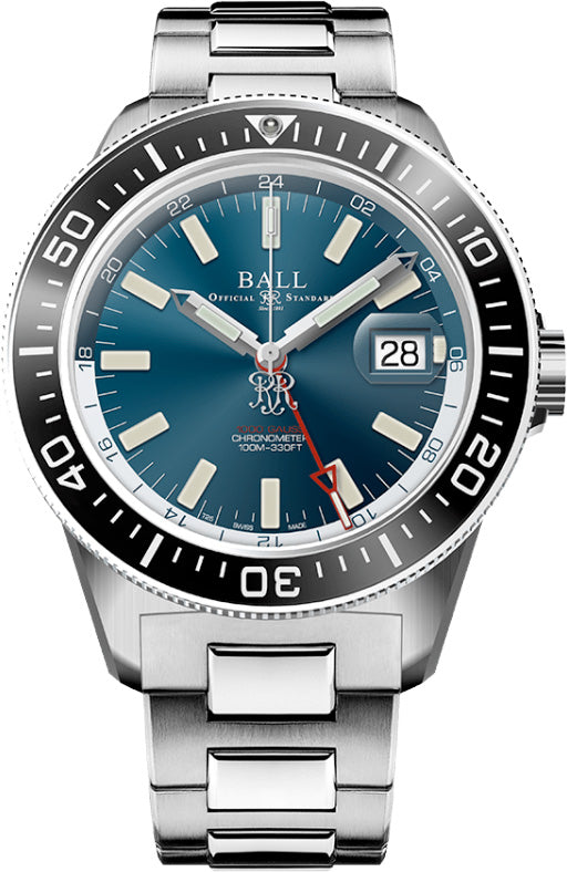 Ball Engineer III Hurricane Hunters 40mm Ceramic Elapsed Time Bezel Blue
