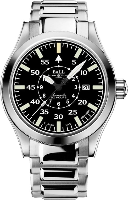 Ball NM2128C-S4C-BK Engineer M Normandy 43mm Black Dial