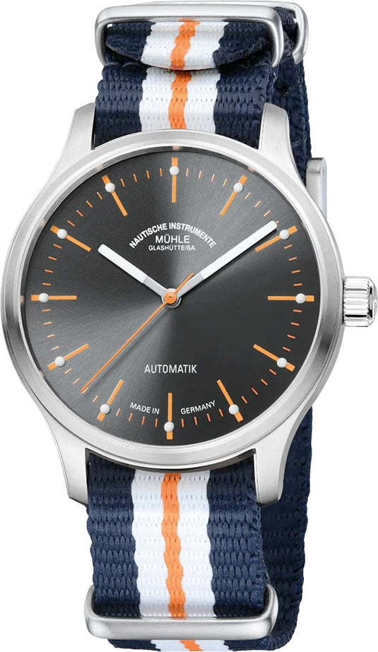 Mühle Glashütte M1-40-75-NB-L Panova Grey Steel on Strap