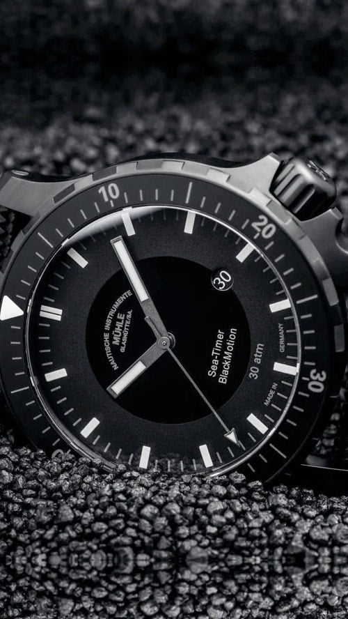 Mühle Glashütte Sea-Timer BlackMotion
