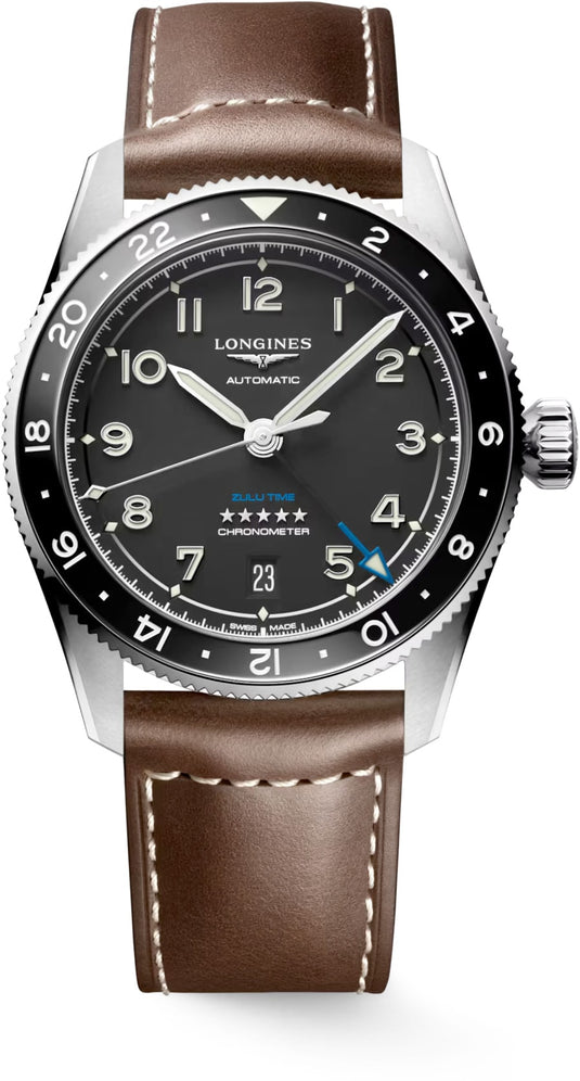 Longines L3.802.4.53.2 Spirit Zulu Time 39mm