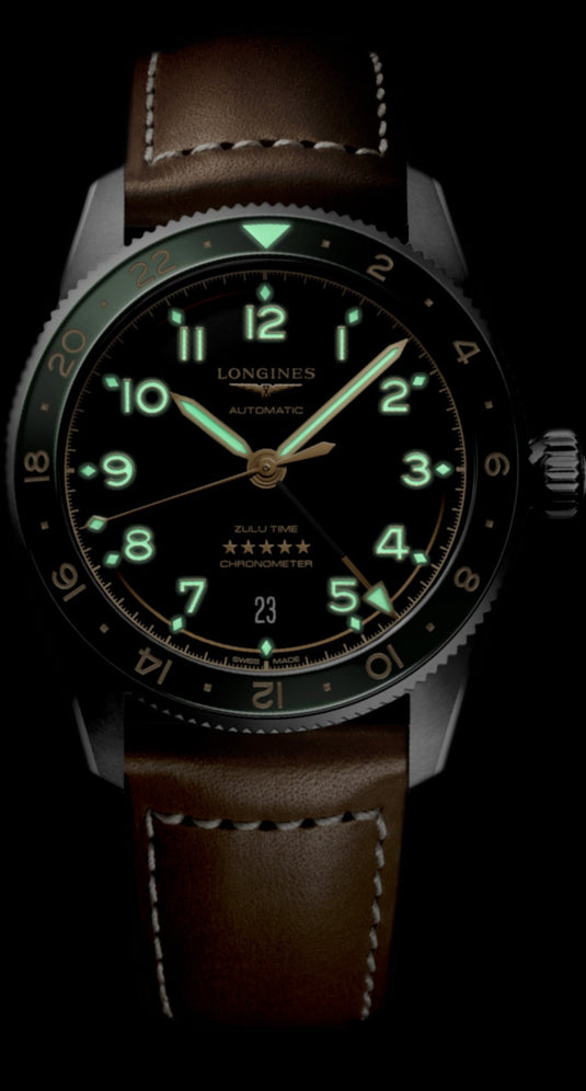 Longines L3.802.4.63.2 Spirit Zulu Time 39mm