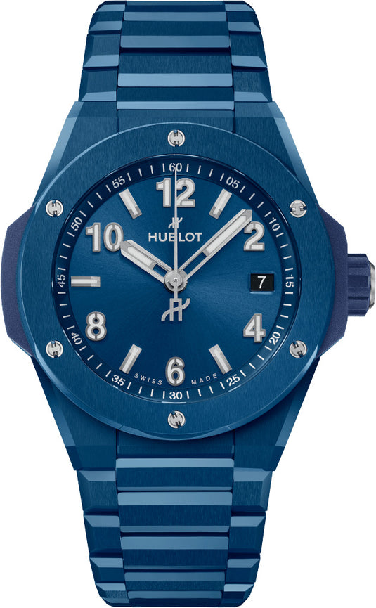Hublot 457.EX.7170.EX Big Bang Integrated Time Only Blue Ceramic