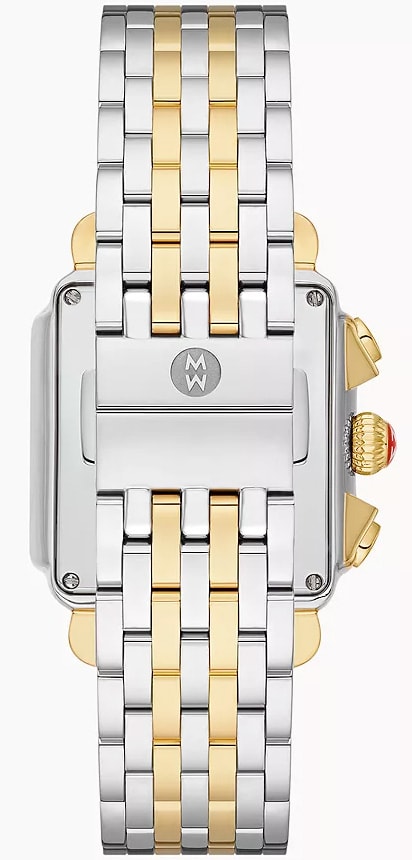 Michele Deco Two-Tone 18K Gold Diamond Dial Watch MWW06A000779