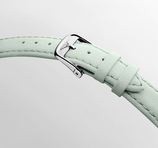 Longines L4.330.4.11.0 Elegant Collection Moonphase White Dial on Strap