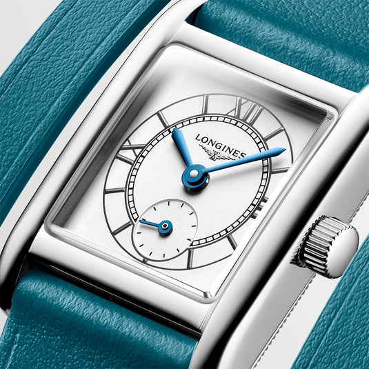 Longines L5.200.4.75.9 Mini Dolcevita Silver Dial on Strap