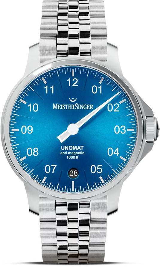 MeisterSinger UN918 Unomat Sunburst Medium Blue