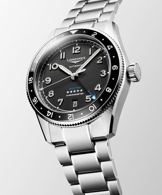 Longines L3.802.4.53.6 Spirit Zulu Time 39mm