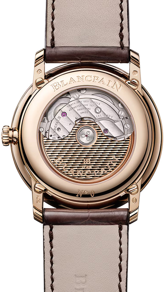 Blancpain Villeret Quantième Perpétuel Green Dial on Strap