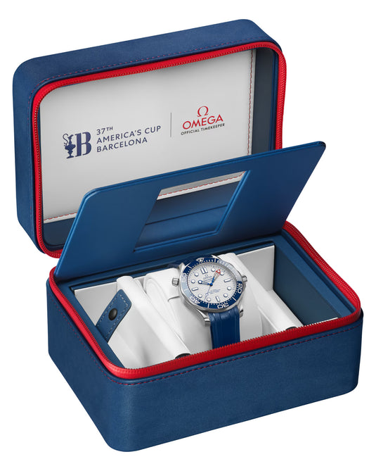 Omega Seamaster Diver 300M America's Cup on Rubber Strap 210.32.42.20.04.002