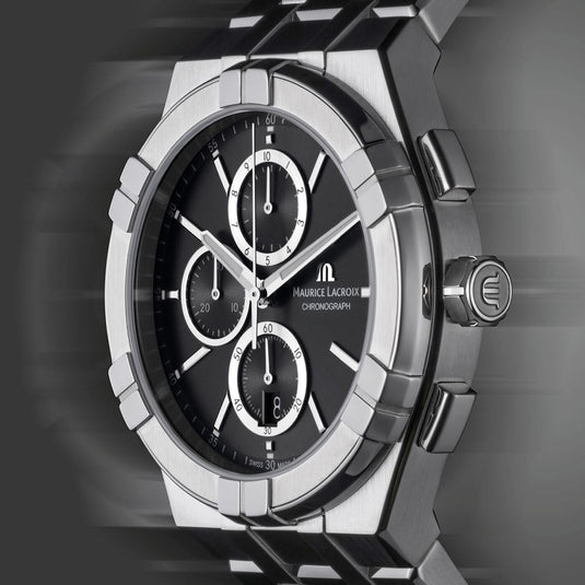 Maurice Lacroix AI1118-SS002-330-1 Aikon Quartz Chronograph 42mm