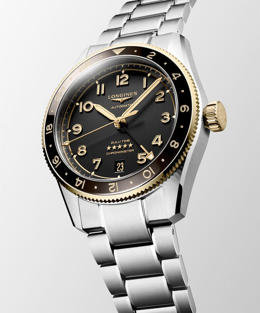 Longines L3.802.5.53.6 Spirit Zulu Time 39mm
