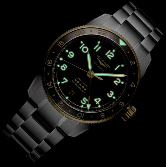 Longines L3.802.5.53.6 Spirit Zulu Time 39mm