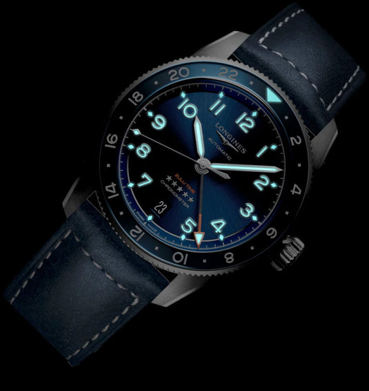 Longines L3.802.4.93.2 Spirit Zulu Time 39mm