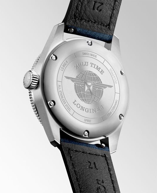 Longines L3.802.4.93.2 Spirit Zulu Time 39mm