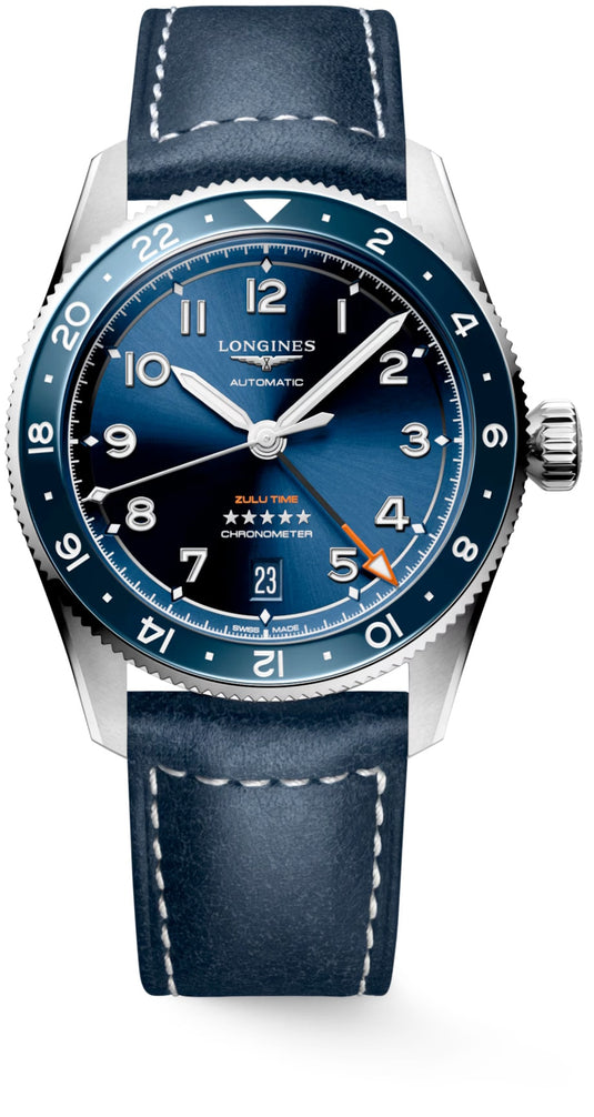 Longines L3.802.4.93.2 Spirit Zulu Time 39mm