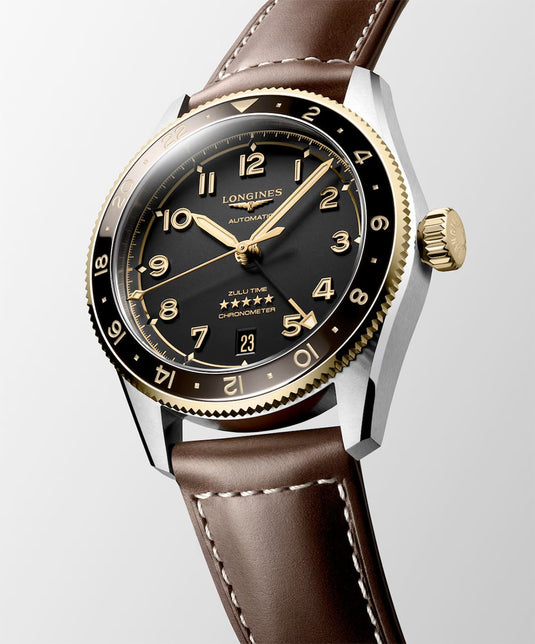 Longines L3.802.5.53.2 Spirit Zulu Time 39mm