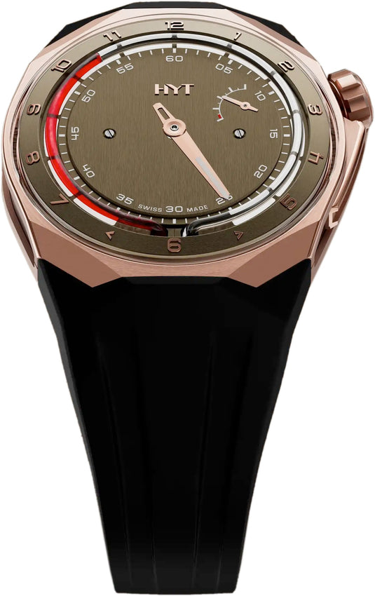 HYT H03345-A T1 5N Gold & Titanium Chocolate Millésime Edition
