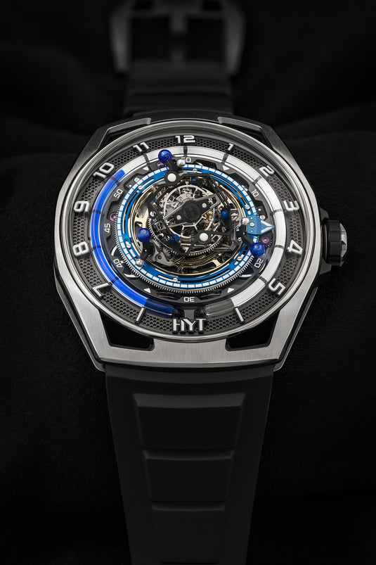 HYT H03068-A Conical Tourbillon Titanium Blue Limited Edition