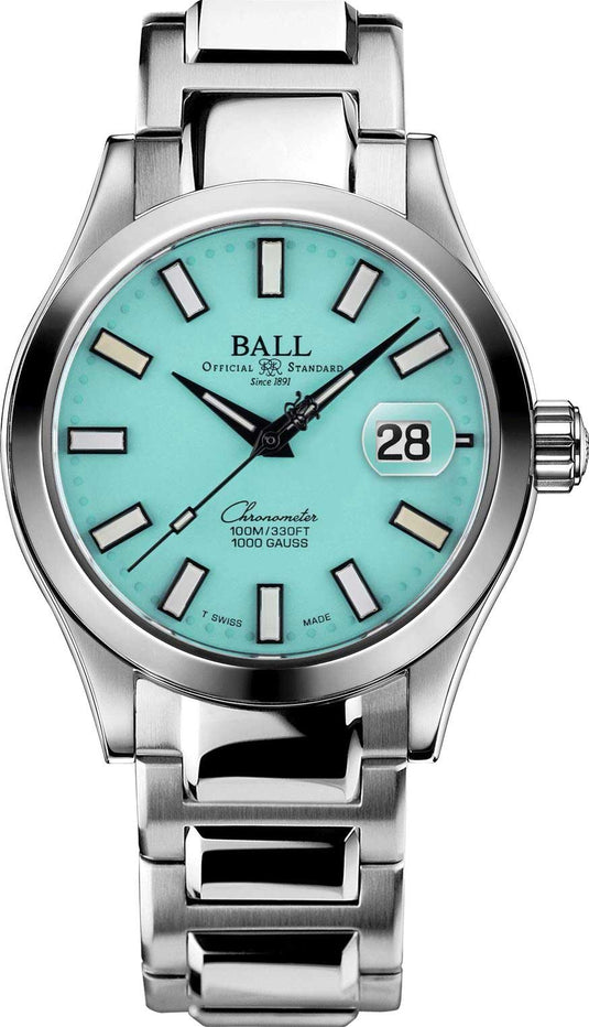 Ball NM9026C-S44C-TQR Engineer III Marvelight Chronometer Turquoise Dial Rainbow Tubes