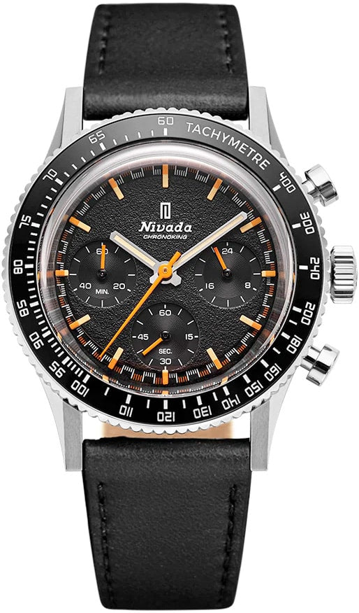 Nivada Grenchen 87042Q17 Chronoking Mecaquartz - Inter.Bezel on Strap