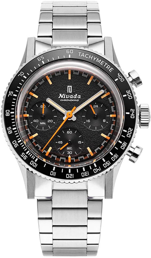Nivada Grenchen 87040Q20 Chronoking Mecaquartz - Inter.Bezel on Bracelet