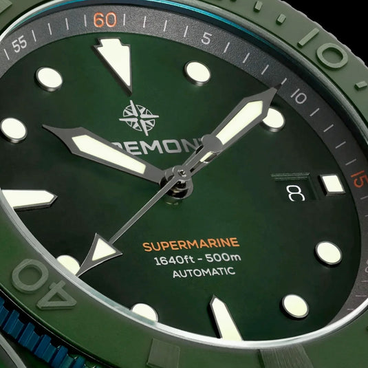 Bremont SM43-DT-GNCER-GN-N-S Supermarine Full Ceramic, Jungle Green, Limited Edition