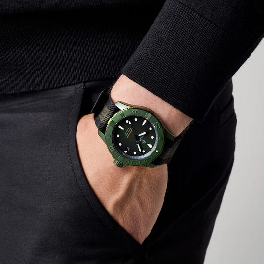 Bremont SM43-DT-GNCER-GN-N-S Supermarine Full Ceramic, Jungle Green, Limited Edition