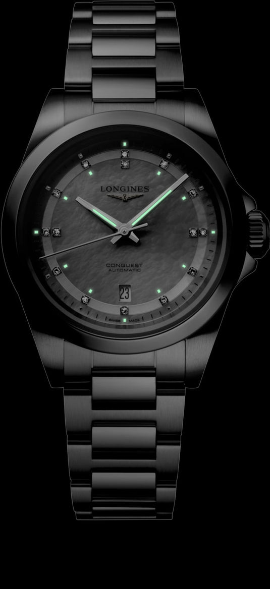 Longines L3.320.4.87.6 Conquest White on Bracelet