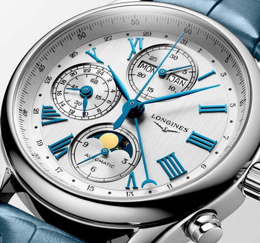 Longines L2.673.4.71.2 Master Collection 40mm Chrono Moonphase