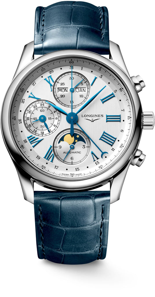 Longines L2.673.4.71.2 Master Collection 40mm Chrono Moonphase