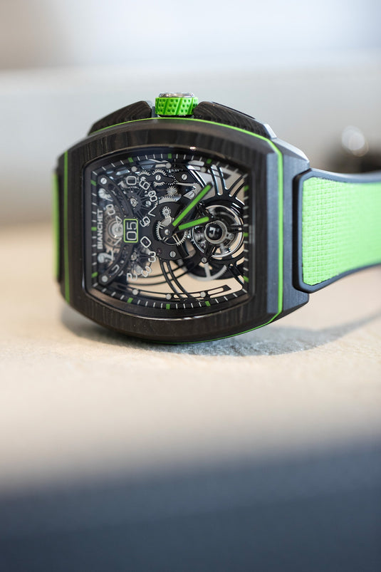 Bianchet Flying Tourbillon Grande Date B 1.618 Carbon Lime CBLFTGD4
