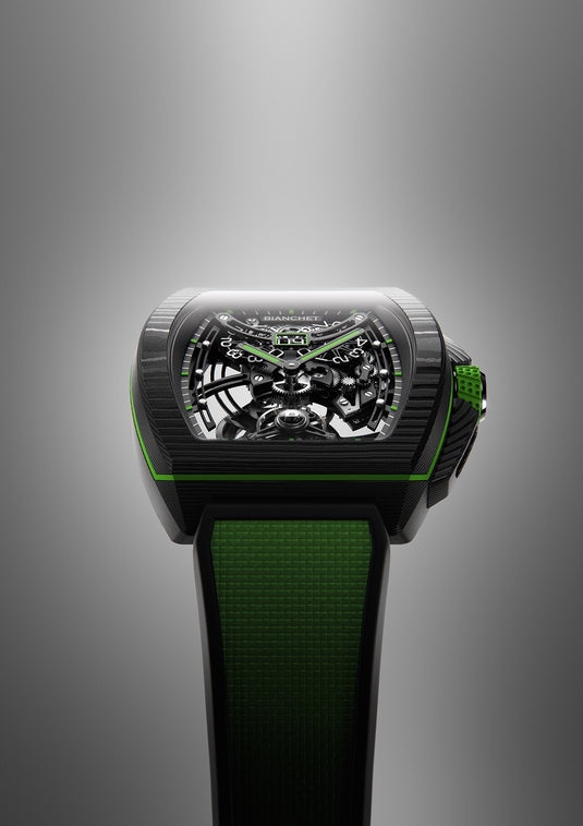 Bianchet Flying Tourbillon Grande Date B 1.618 Carbon Lime CBLFTGD4