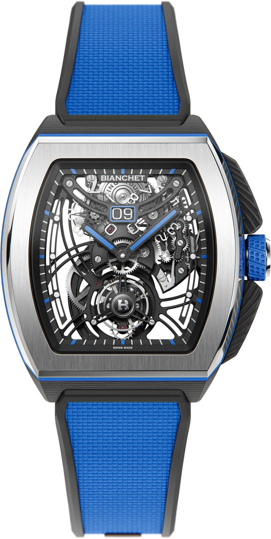 Bianchet Flying Tourbillon Grande Date B 1.618 Hybrid Blue HBBFTGD4