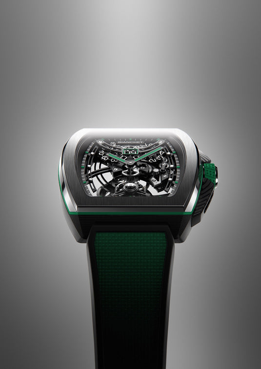 Bianchet Flying Tourbillon Grande Date B 1.618 Hybrid Green HBGFTGD4
