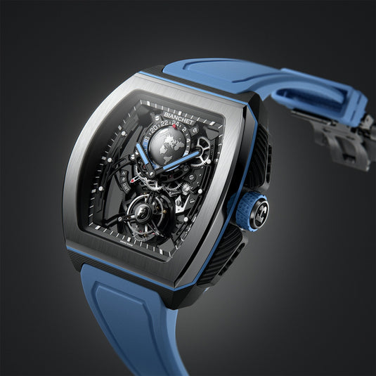 Bianchet Flying Tourbillon Sport GMT B 1.618 Carbon Sky Blue CBSBFTSG4