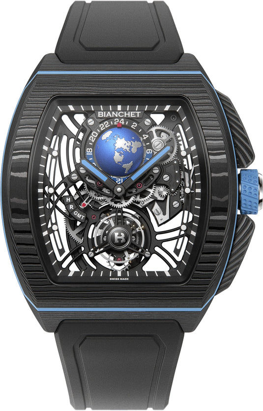 Bianchet Flying Tourbillon Sport GMT B 1.618 Carbon Sky Blue CBSBFTSG4