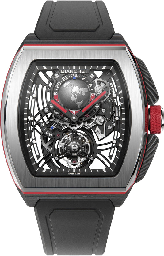 Bianchet Flying Tourbillon Sport GMT B 1.618 Hybrid Red HBRFTSG4
