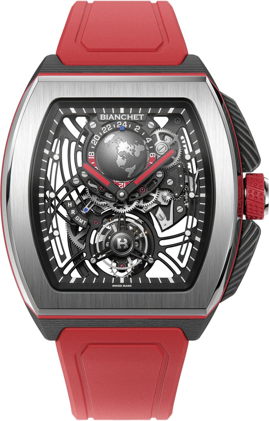 Bianchet Flying Tourbillon Sport GMT B 1.618 Hybrid Red HBRFTSG4