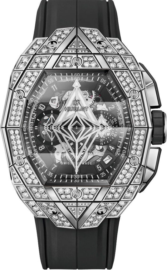 Hublot 648.NX.0107.RX.1604.MXM23 Spirit of Big Bang Sang Bleu Titanium Pavé 42mm