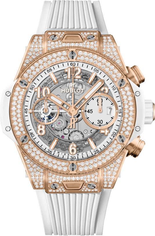 Hublot 441.OE.2011.RW.1704 Big Bang Unico King Gold White Pavé 42mm