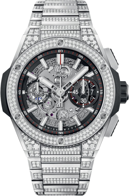 Hublot 451.NX.1170.NX.3704 Big Bang Integrated Titanium Pavé 42mm