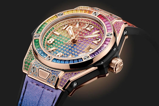 Hublot 485.OX.9900.LR.0999 Big Bang One Click King Gold Rainbow 33mm