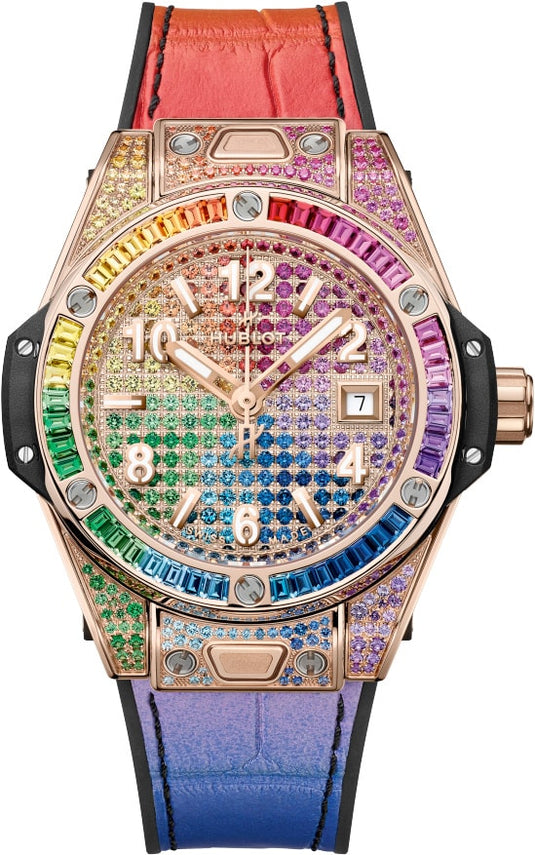 Hublot 485.OX.9900.LR.0999 Big Bang One Click King Gold Rainbow 33mm