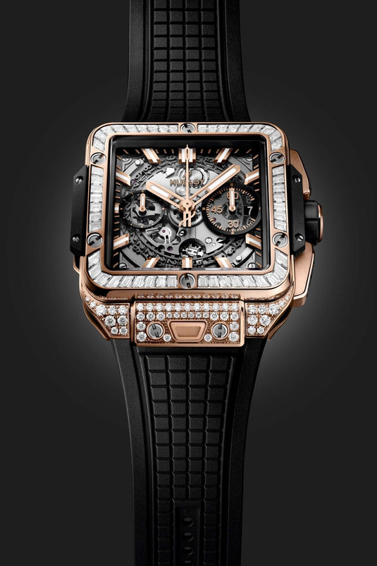 Hublot 821.OX.0180.RX.0904 Square Bang Unico King Gold Jewellery 42mm