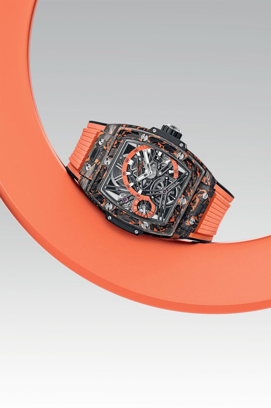 Hublot 645.QO.4710.RX Spirit of Big Bang Tourbillon Orange Carbon 42mm