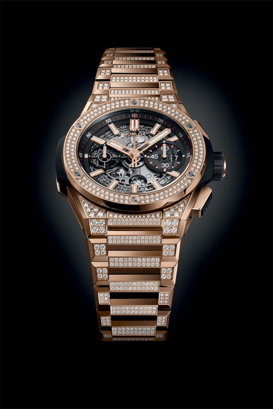 Hublot 451.OX.1180.OX.3704 Big Bang Integrated King Gold Pavé 42mm
